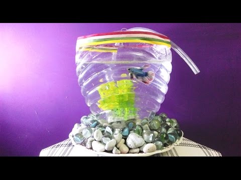 DIY BIG Aquarium of plastic bottle || CrazyIndianHacker