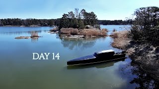 I built a "Camper" Boat to see if I can live inside: 15 Days in!