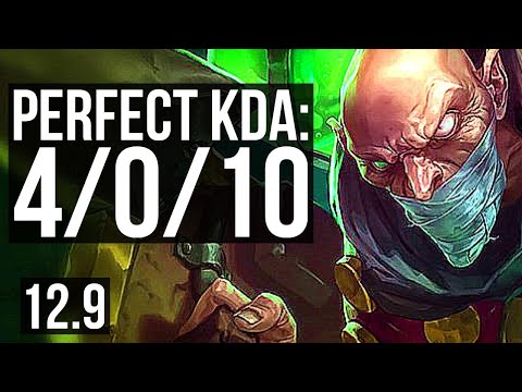 SINGED & Senna vs MISS FORTUNE & Nami (ADC) | 4/0/10, Rank 6 Singed | EUW Grandmaster | 12.9