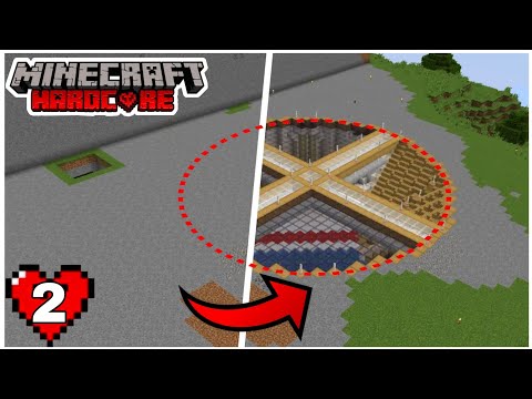 I Build Giant Underground House In Minecraft Hardcore