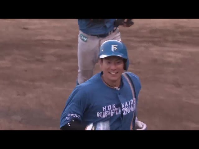 【3回表】さすがの勝負強さ!! ファイターズ・松本剛の第3号先制2ランホームラン!! 2022年6月22日 東北楽天ゴールデンイーグルス 対 北海道日本ハムファイターズ