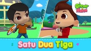 Download lagu Satu Dua Tiga | Omar & Hana Subtitle Indonesia | Lagu & Animasi Anak Islami mp3