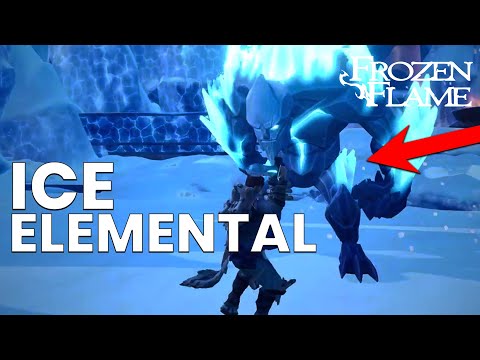ICE Elemental - FIRST Major Boss fight in Frozen Flame