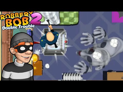 Robbery Bob 2 - Bald Guard Ft Costume Gameplay All levels #15