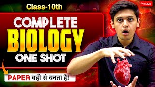 Class 10th Science - Complete Biology in One Shot🔥| Important Questions | Prashant Kirad