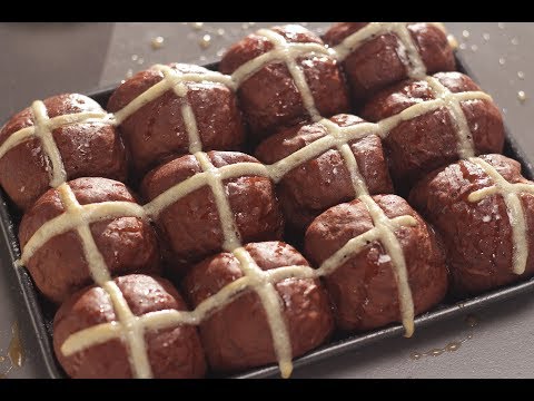 Chocolate Hot Cross Buns | Sanjeev Kapoor Khazana