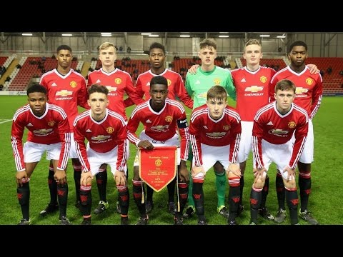 man utd u18s vs newcastle u18s 16/17 first half highlights