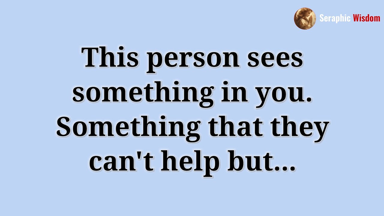 💌 This person sees something in you. Something that they can't.. | God message today #jesusmessage