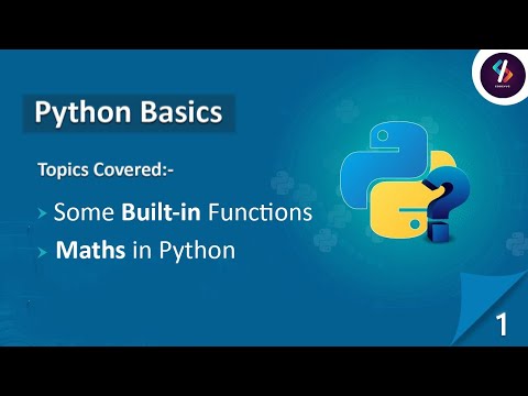 Python Tutorial For Beginners In Hindi Built In Functions In Python Python For Mathematics