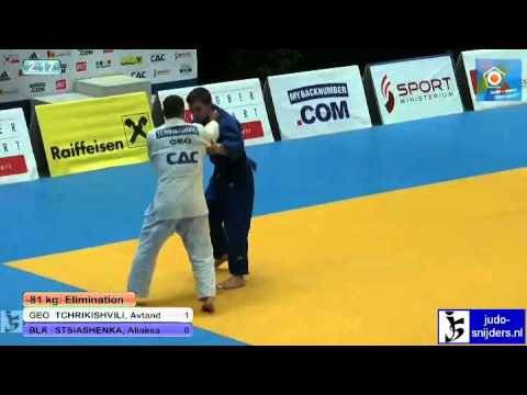 Judo 2012 World Cup Oberwart: Tchrikishvili (GEO) - Stsiashenka (BLR) [-81kg]