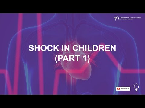 Hypovolemic Shock in Children: Chapter 6 Part 1 (PALS Training)
