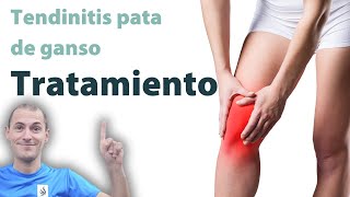 Tendinitis de la pata de ganso - Tratamiento con ejercicios, automasajes y estiramientos