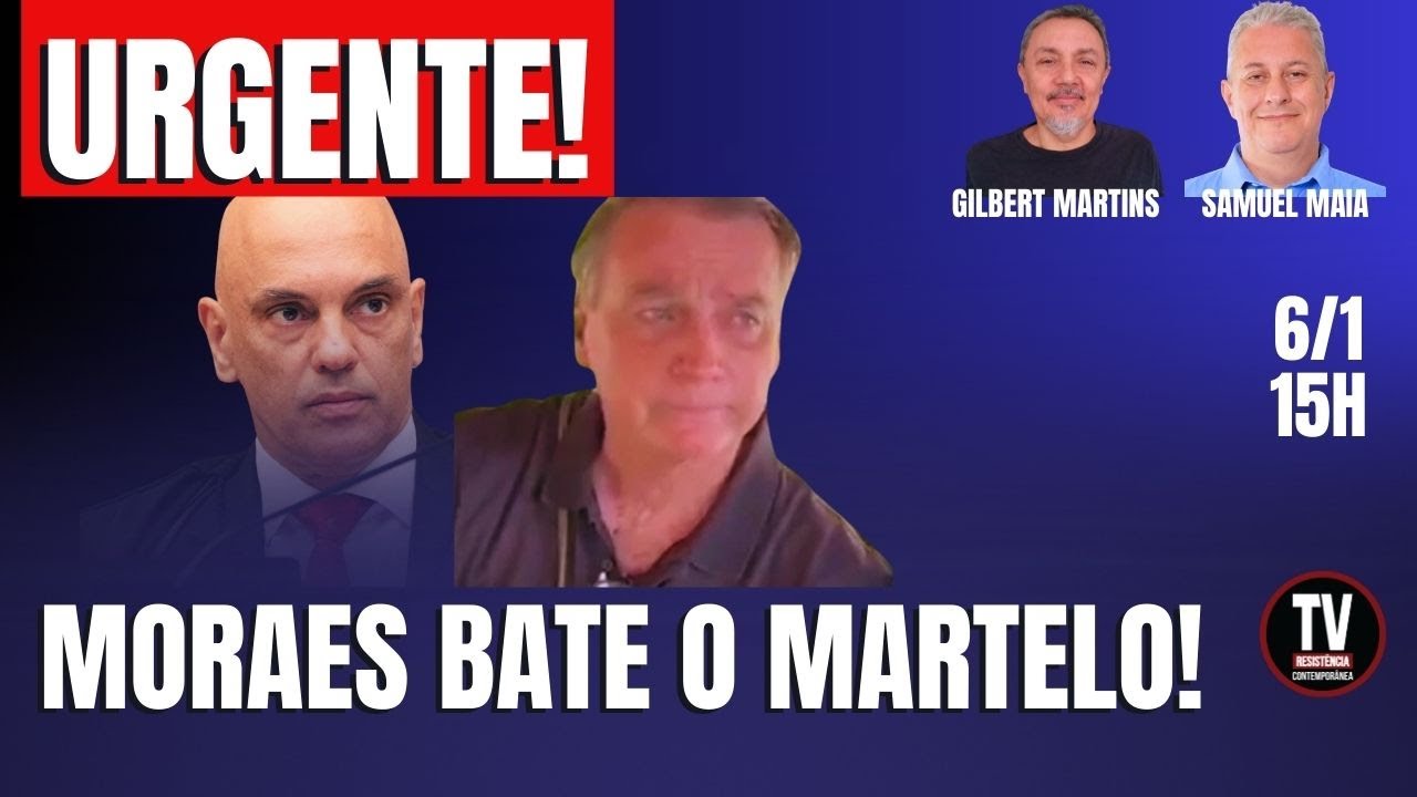 [AO VIVO] ACABOU! MORAES BATE O MARTELO, SAIBA ONDE SERÁ JULGAMENTO DE BOLSONARO!