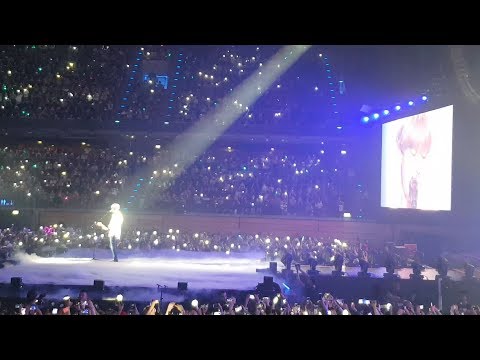 KBS Music Bank Berlin - Chanyeol from EXO (엑소) - Wind of Change (Scorpions) Cover - Side View Fancam