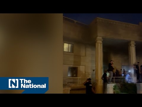 Protesters angry over Quran burning in Sweden storm country's embassy in Baghdad