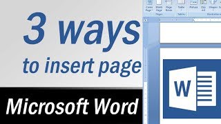 How to add blank page in word 2013 How to add blank page in word 2013