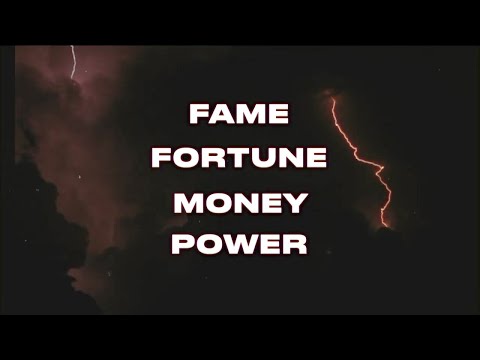 ZAYDE WOLF x SINCERELY COLLINS - FAME FORTUNE MONEY POWER (Lyric Video)
