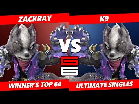 Genesis 6 SSBU - GW | ZackRay (Wolf) VS K9 (Wolf) Smash Ultimate Winner's Top 64