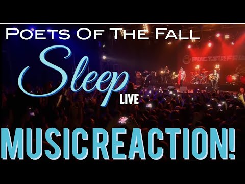 A LULLABY ROCK!!😴 Poets Of The Fall - Sleep Live Music Reaction🔥