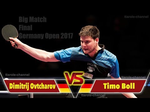 Table Tennis | Dimitrij Ovtcharov Vs Timo Boll | FINAL German Open 2017