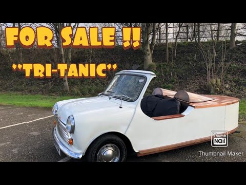 Thumbnail for Microcar World | 1985 Austin Mini 3 Wheeler Special - THE TRITANIC by video, Car, vide, Microcar
