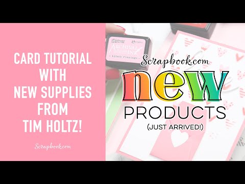 Cardmaking with NEW Tim Holtz Distress Archival Ink & Embossing Glaze | Scrapbook.com