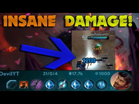 1200 DAMAGE BURST REZA!!!// Vainglory 5v5