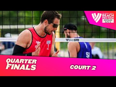 RE-LIVE | Gstaad - Men's Quarter-Final 1 | Court 2 | #BeachProTour