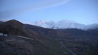 Панорама Верхнего Фиагдона в Осетии