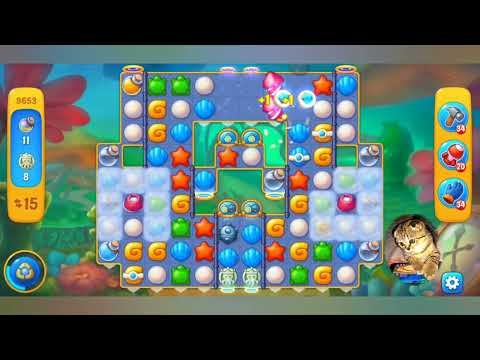 Fishdom 2022, no Boosters,  9653  level  -  прохождение без бустеров,  9653  уровень.