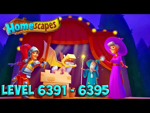 Homescapes level 6391 - 6395 🏡 Playrix HD 👋😘✌️