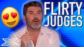 X Factor Judges Get FLIRTY With Contestants | X Factor Global