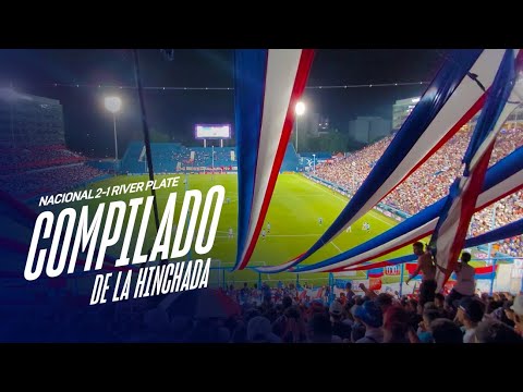 "Complilado de la Hinchada  I Nacional 2:1 River plate  I  HINCHADA NACIONAL" Barra: La Banda del Parque &bull; Club: Nacional