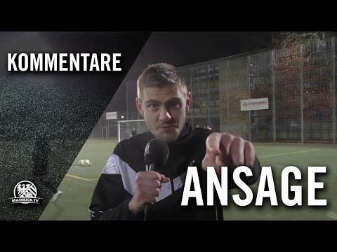 Harte Heimspiel-Ansage von Julin Eder (FC Neu-Isenburg) | MAINKICK.TV