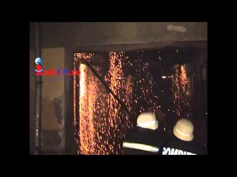 Foc la 3 case in Teregova 07 ian 2014