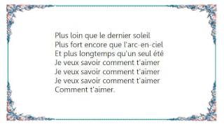 Céline Dion - Comment T&#39;Aimer Lyrics