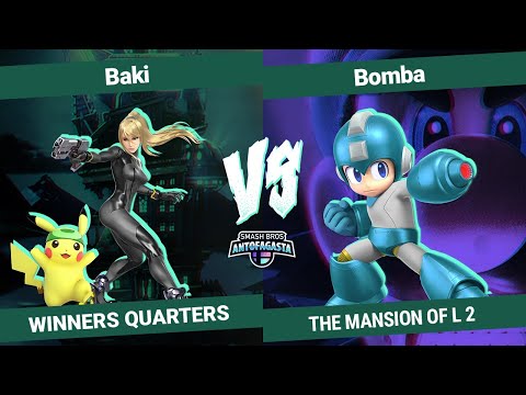 The Mansion of "L" #2 - Bomba (Mega Man) vs Baki (Pikachu, Zero Suit Samus) - Winners Quarters