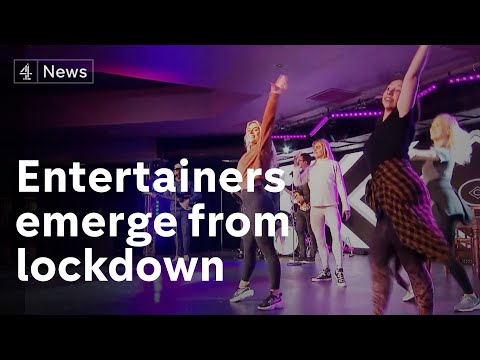 UK theatre and performers return to stage after lockdown
