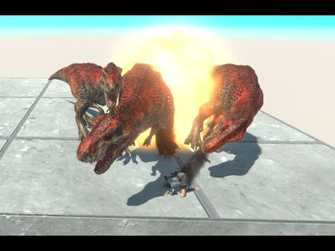 3 T REX vs EVERY UNIT   Animal Revolt Battle Simulator