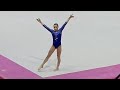 Anna Kalmykova Floor Qualifications World Championships 2025