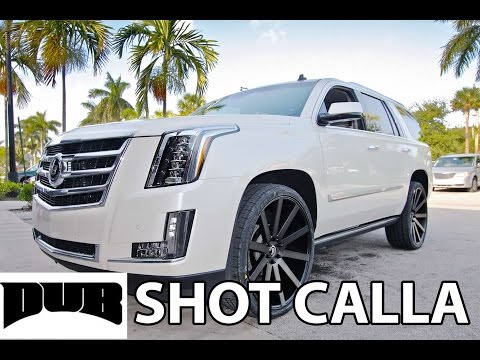 2015 Cadilac Esclade with 26\" DUB Shot Calla's
