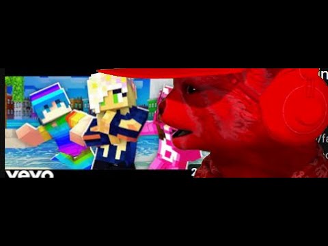 der coole Waschbär  reagiert auf  AwesomeElina x Candy & Flauschi X RAY REMIX