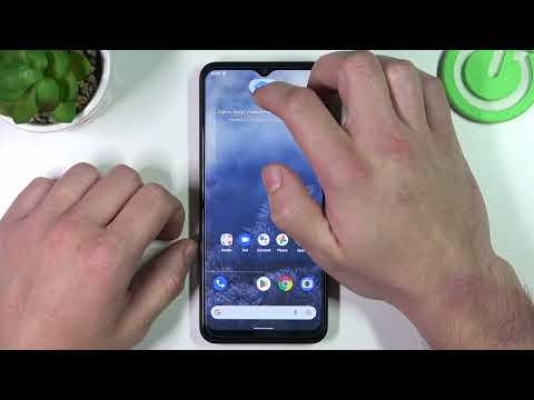How to Remove/Restore Messages Icon from the Screen on NOKIA G60 - Manage Icons