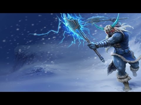 LoL full Gameplay #001 - Olaf Top