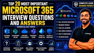 Microsoft 365 Interview Questions and Answers | Top 20 Real Interview 