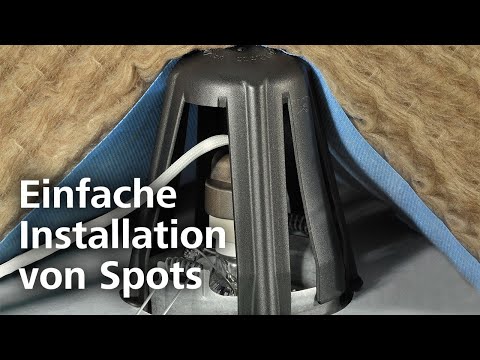 Abstandshalter für Einbaustrahler: Vorteile von Spotclip I und Spotclip II