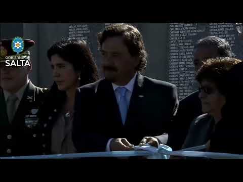 Malvinas a 40 años: el gobernador Sáenz presidió los actos de homenaje a sus héroes