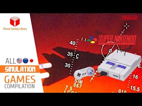All SNES/Super Nintendo Simulation Games Compilation - Every Game (US/EU/JP)