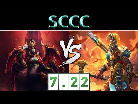 宋淳 Sccc [Queen of Pain] vs [Troll Warlord] ► CN Ranked ► Dota 2 7.22
