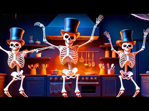 LAS CALAVERAS SALEN DE SU TUMBA, CHUMBALA CACHUMBALA #halloween #cancionesinfantiles #lunacreciente